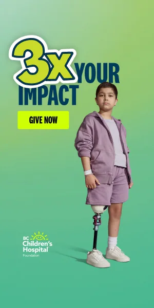 BC Children’s Hospital Foundation advertisement